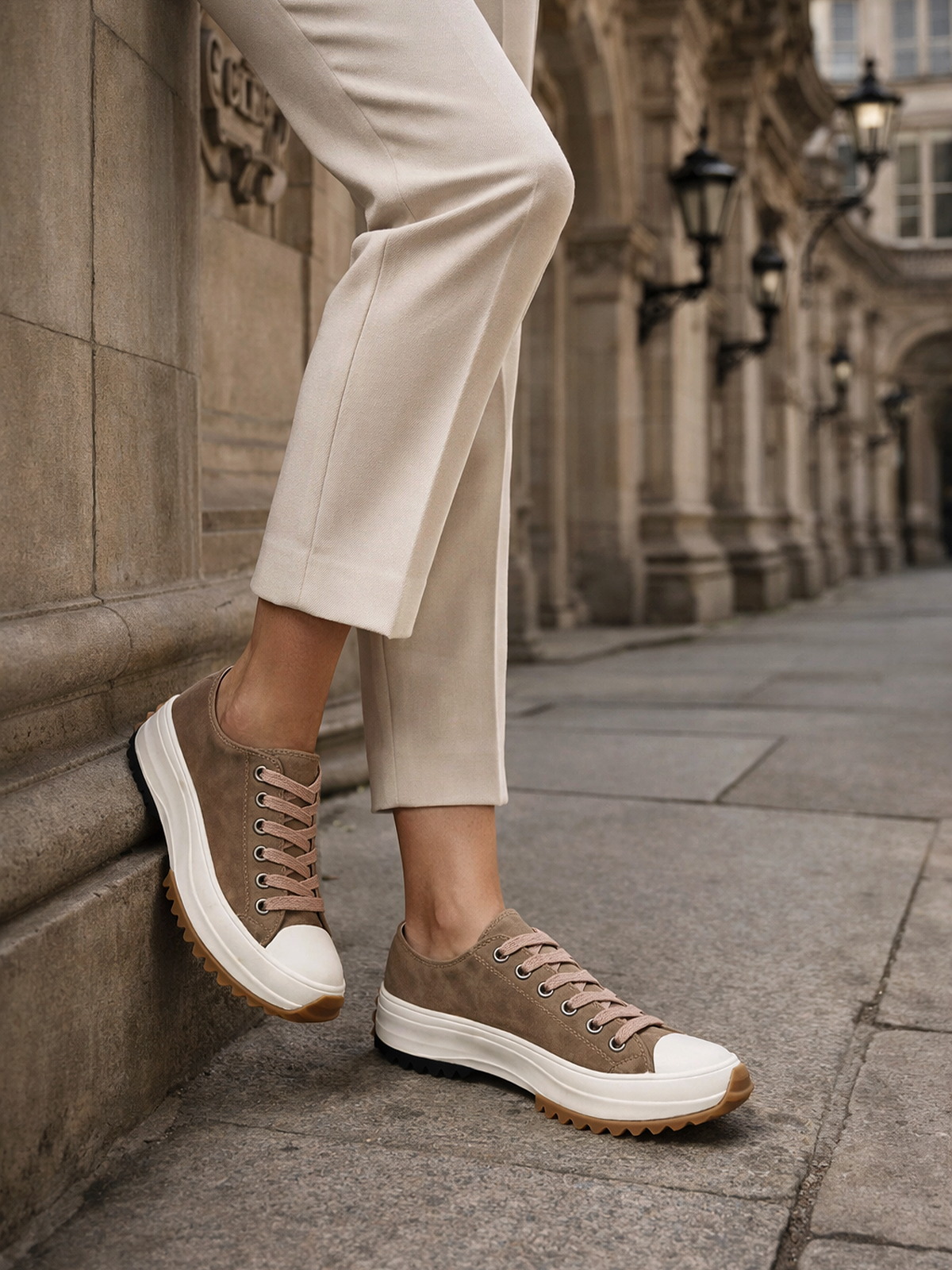 Sneaker with Chunky Sole