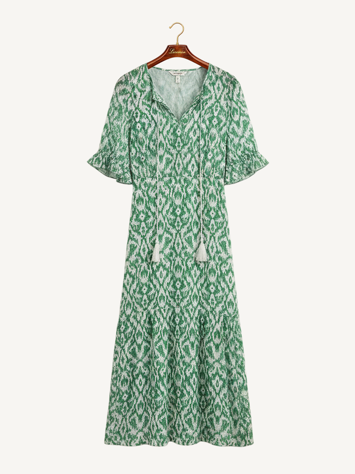 Bohème Sommerkleid V Ausschnitt