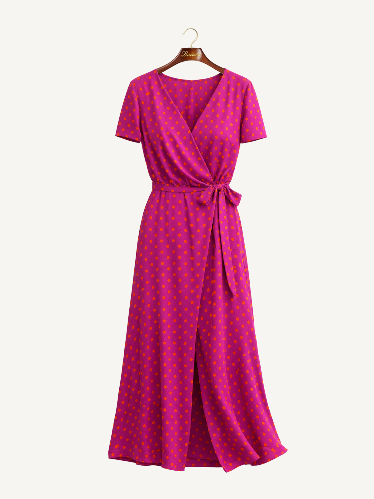 Wickelkleid mit Floralem Muster