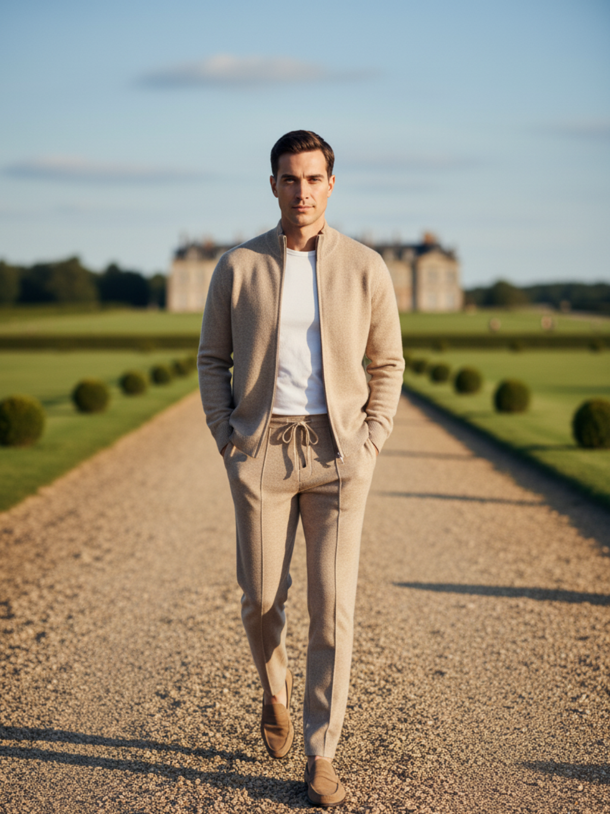 Merino Klassisches Lounge Set