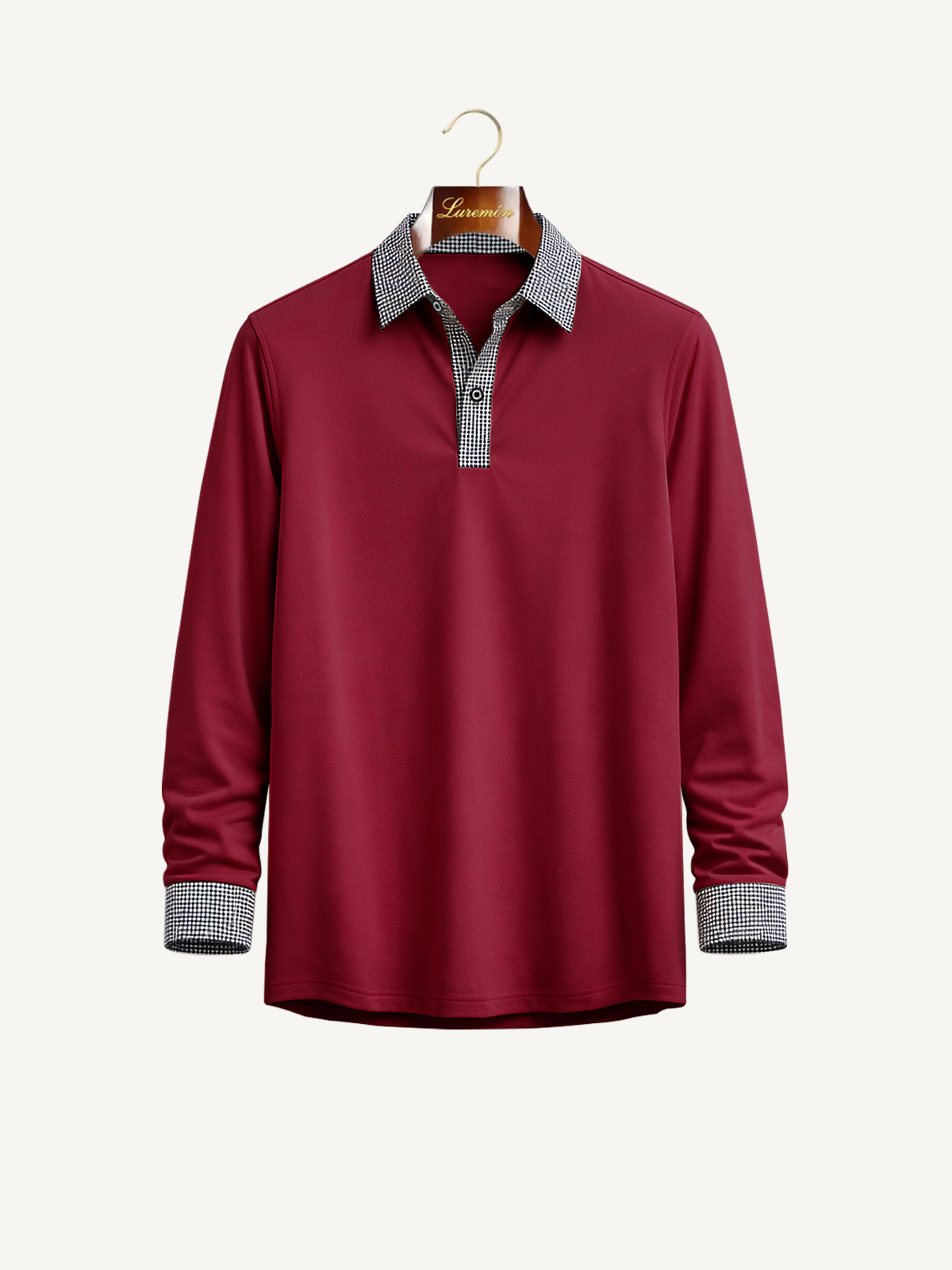 Langarm Polohemd für Herren