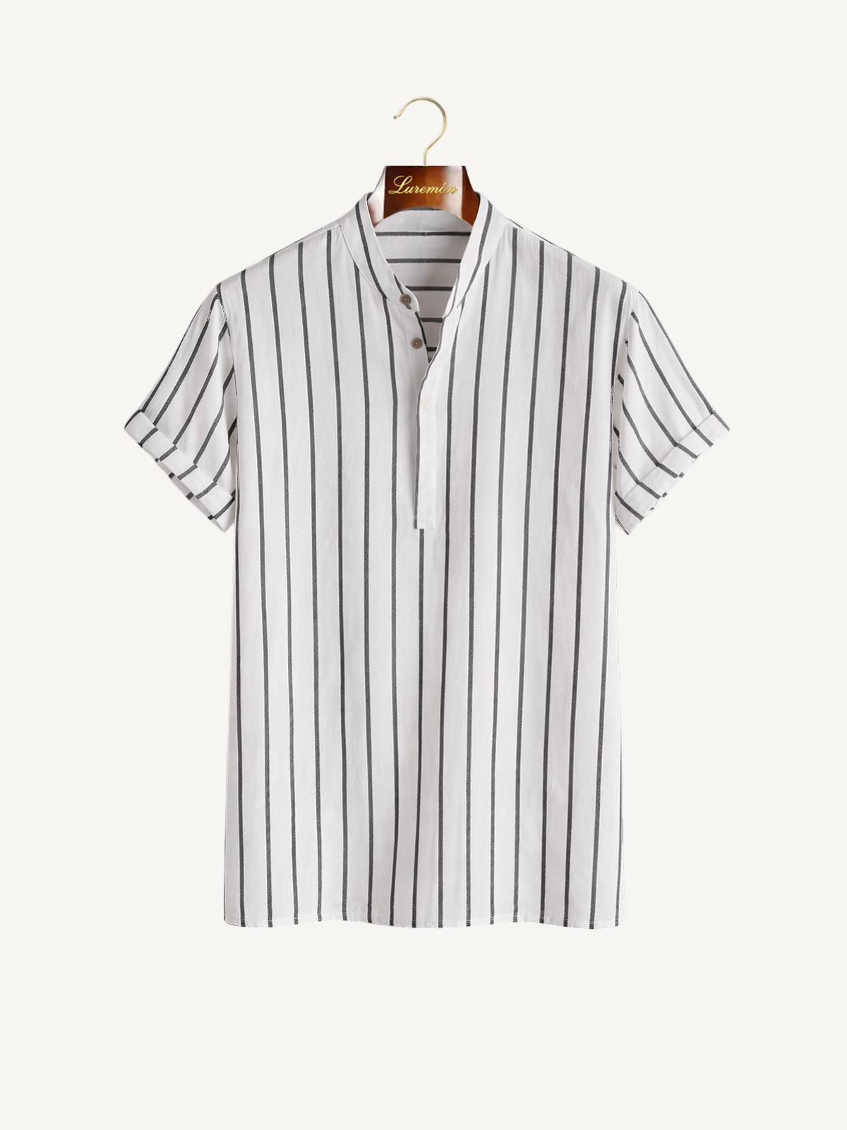Poloshirt Stehkragen Kurzarm