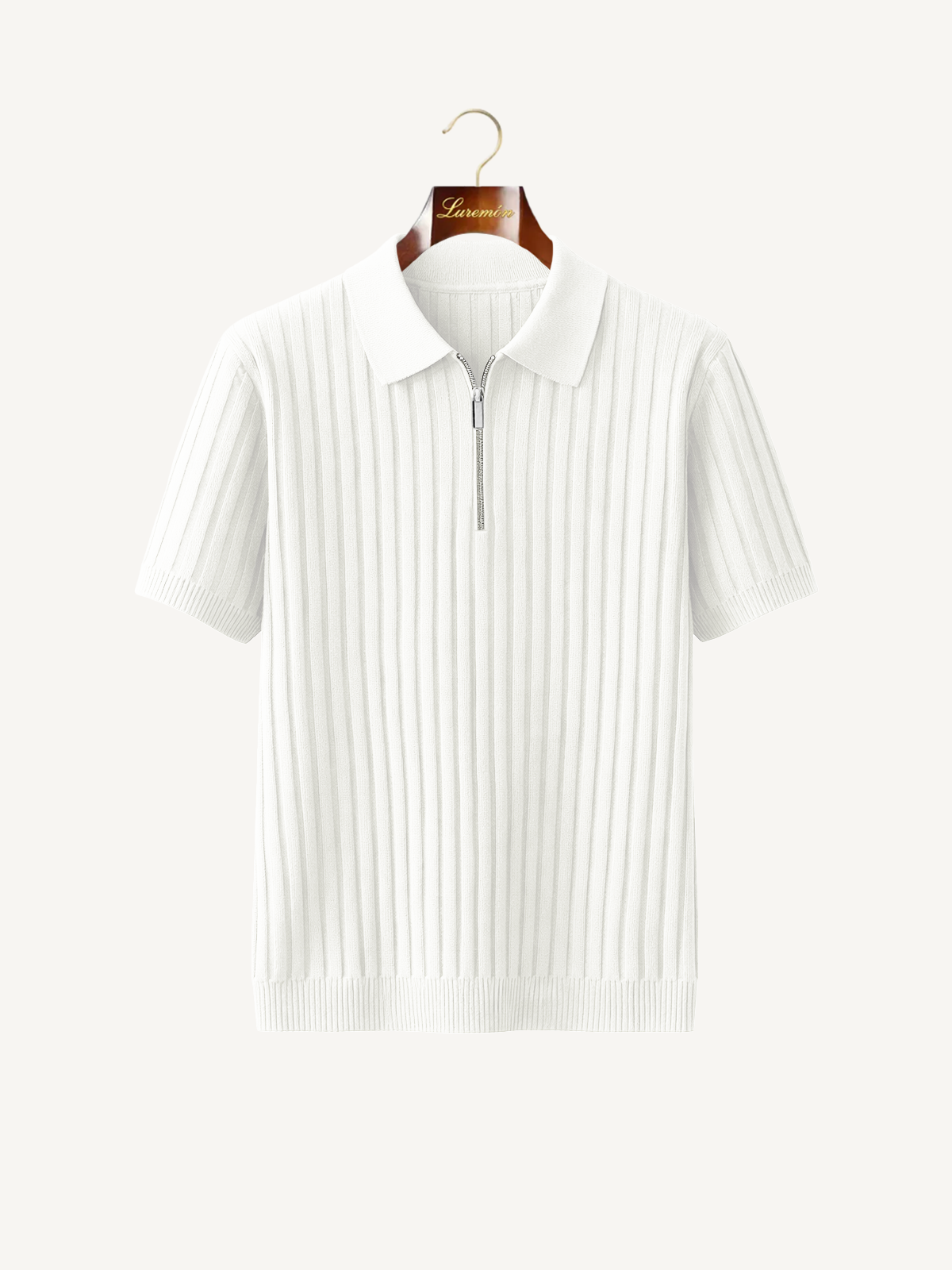 Kurzarm Polo Shirt mit Reißverschluss