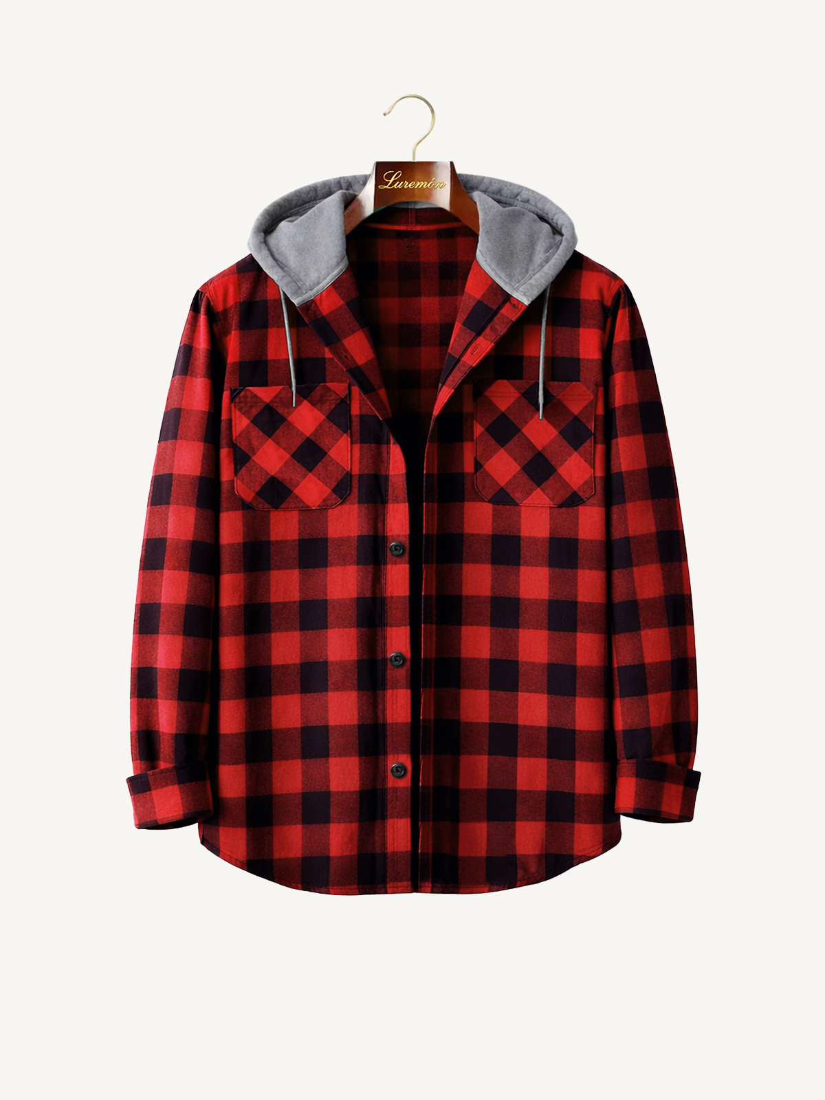 Kapuzen Strickjacken Karo