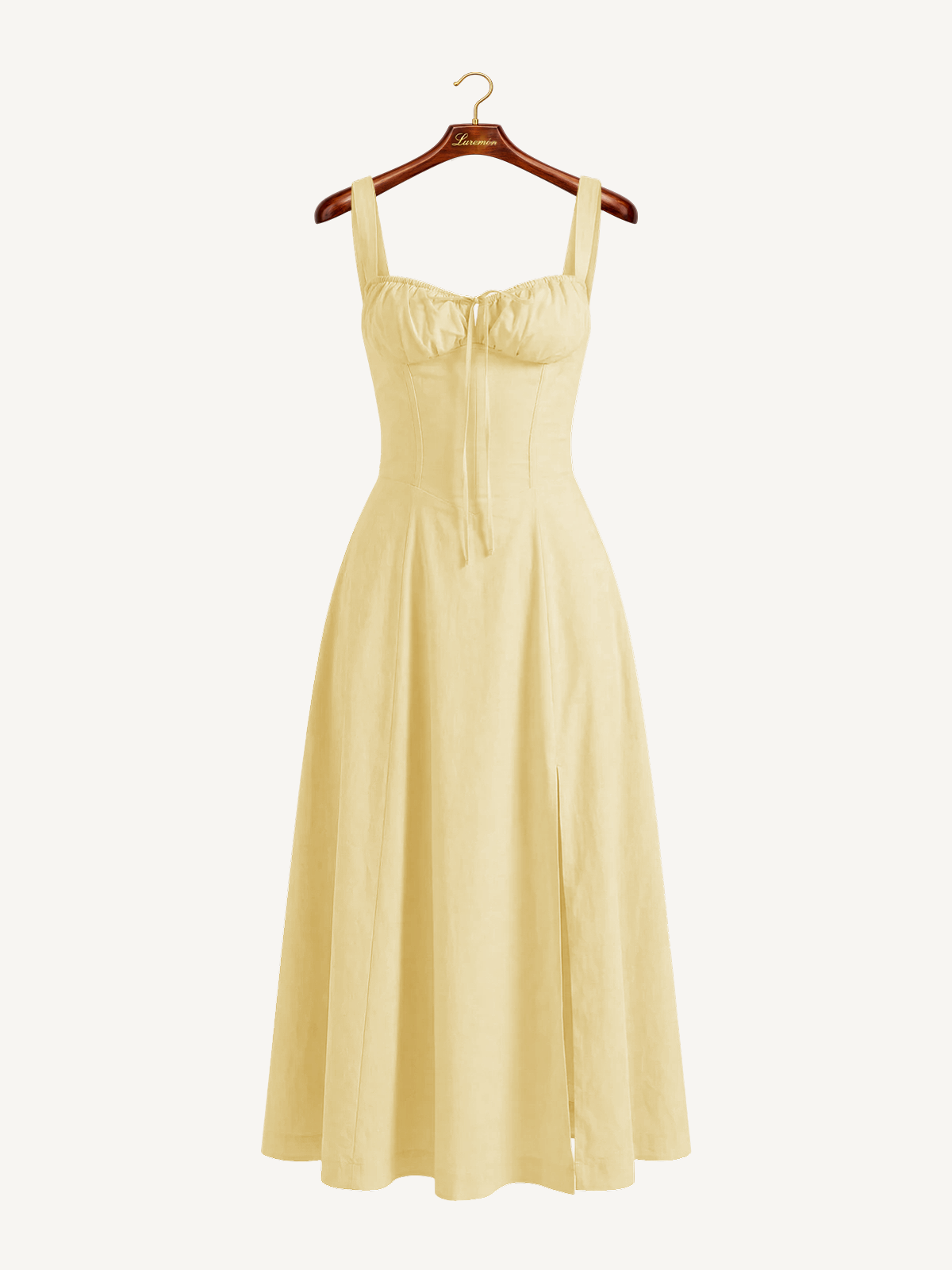 Midikleid mit Schnürung