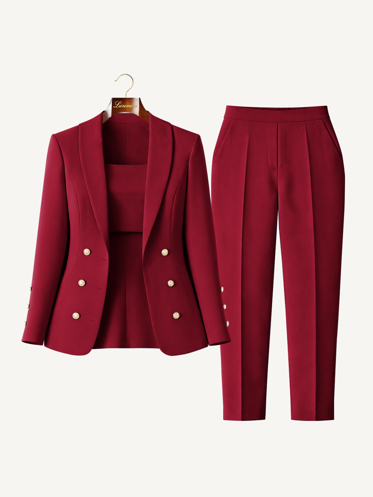 Dreiteiler Blazer Anzug Set