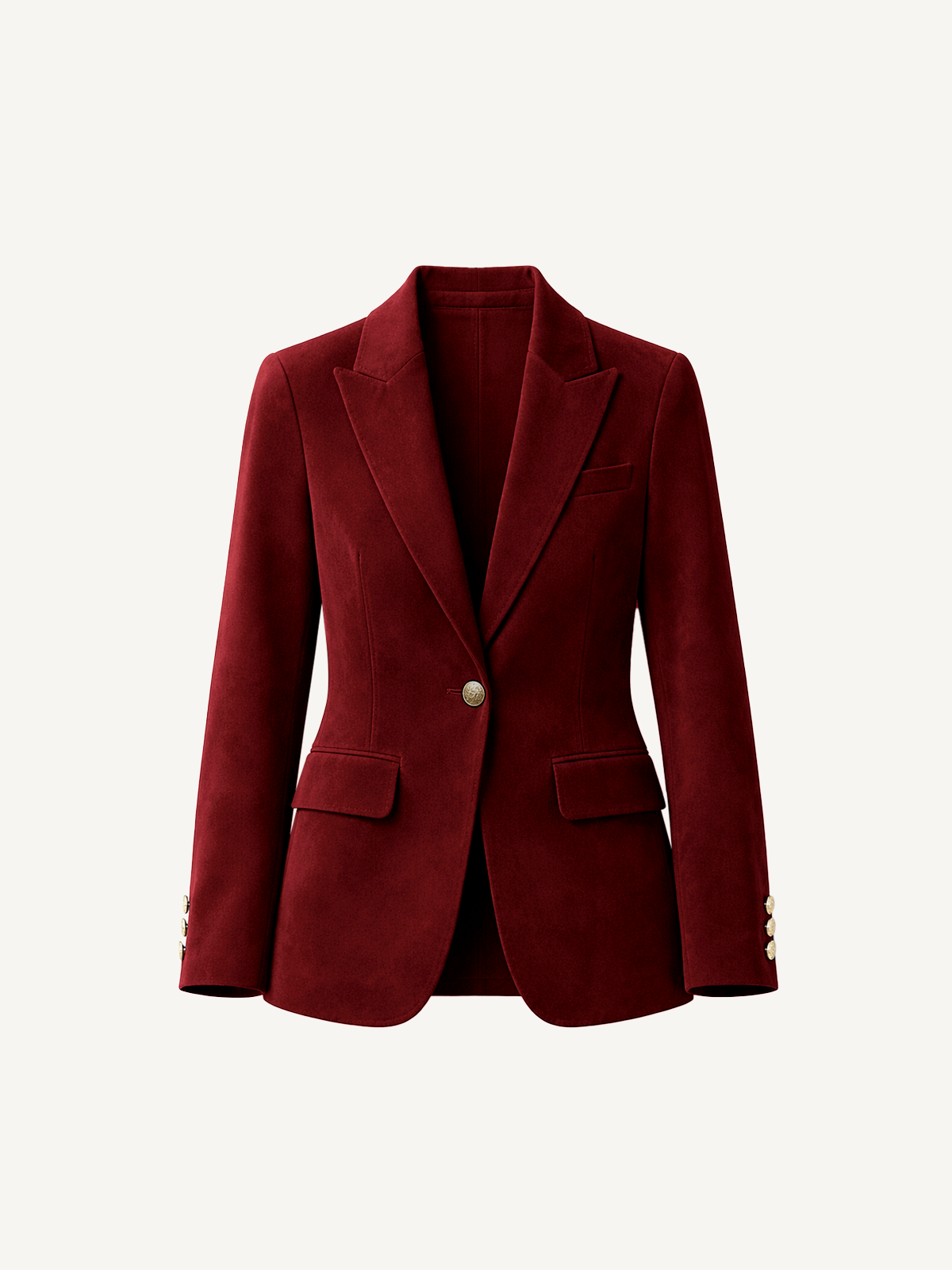 Blazer mit Goldenen Knöpfen