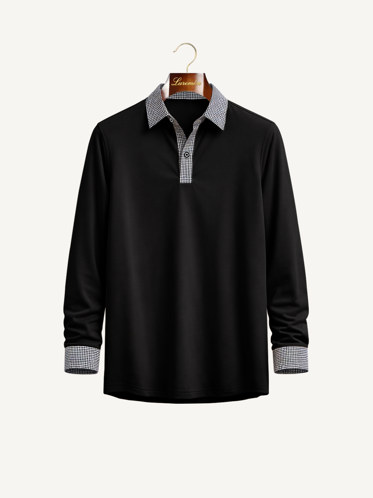 Langarm Polohemd für Herren