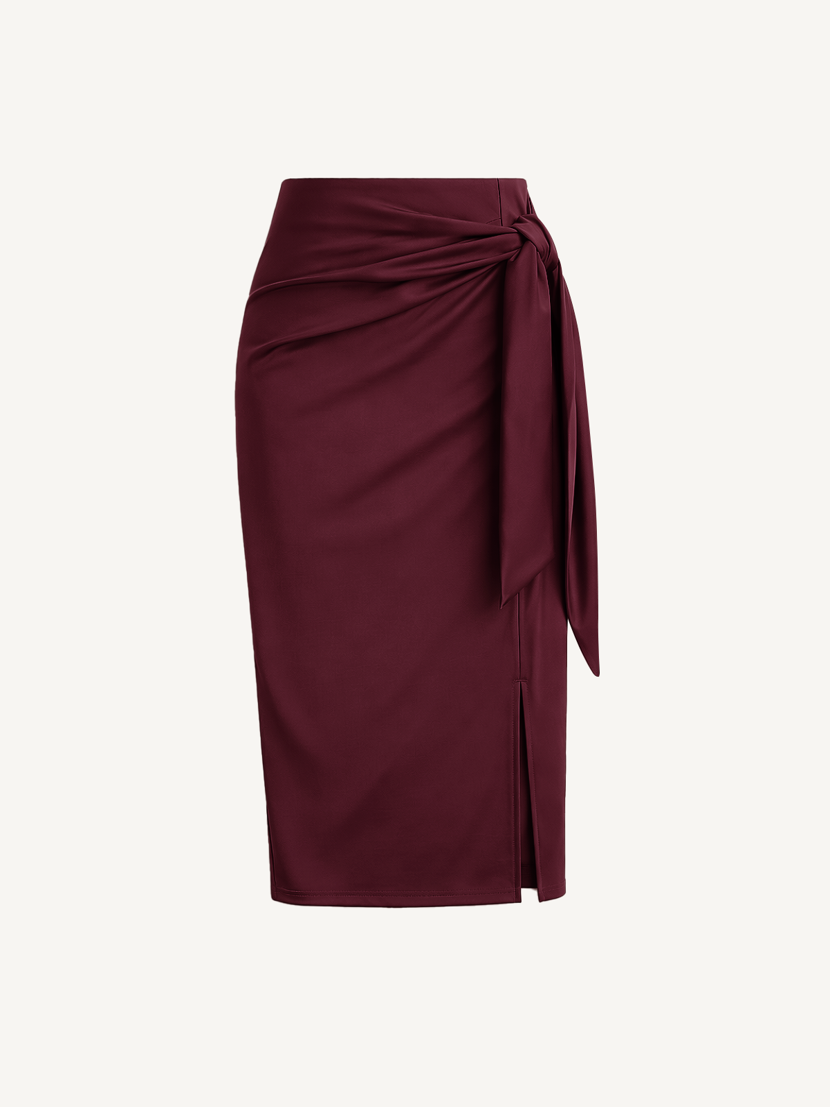 Knielanger High Waist Rock