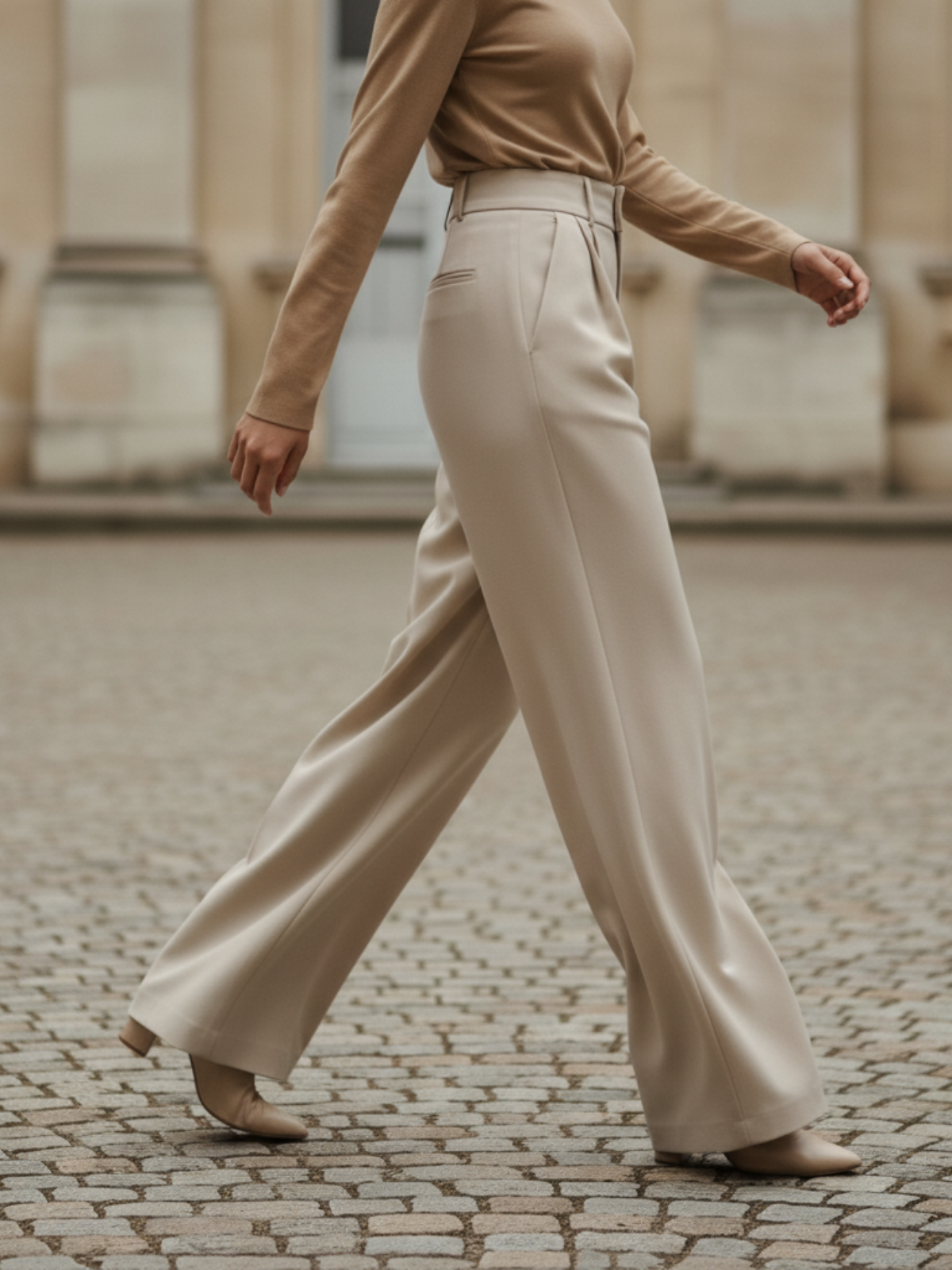 Weit geschnittene Hosen