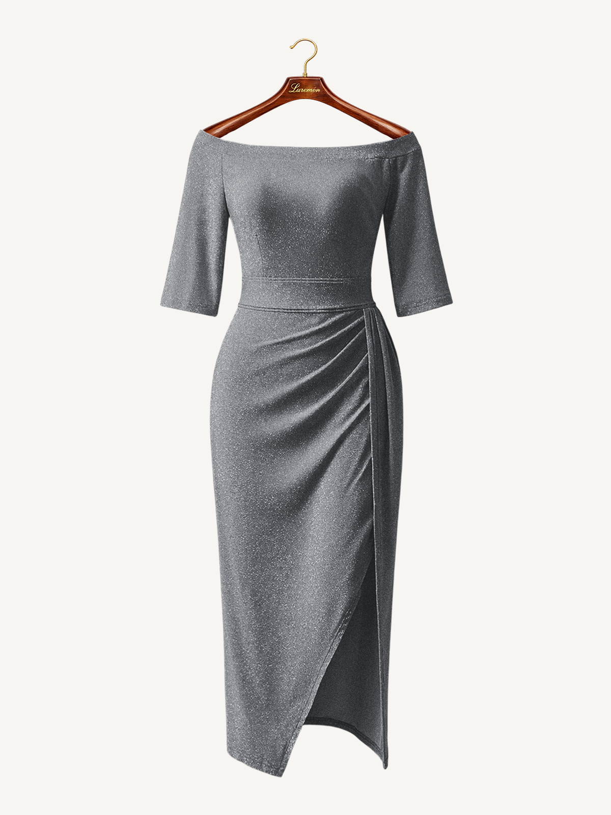 Cocktailkleid mit Carmen Ausschnitt