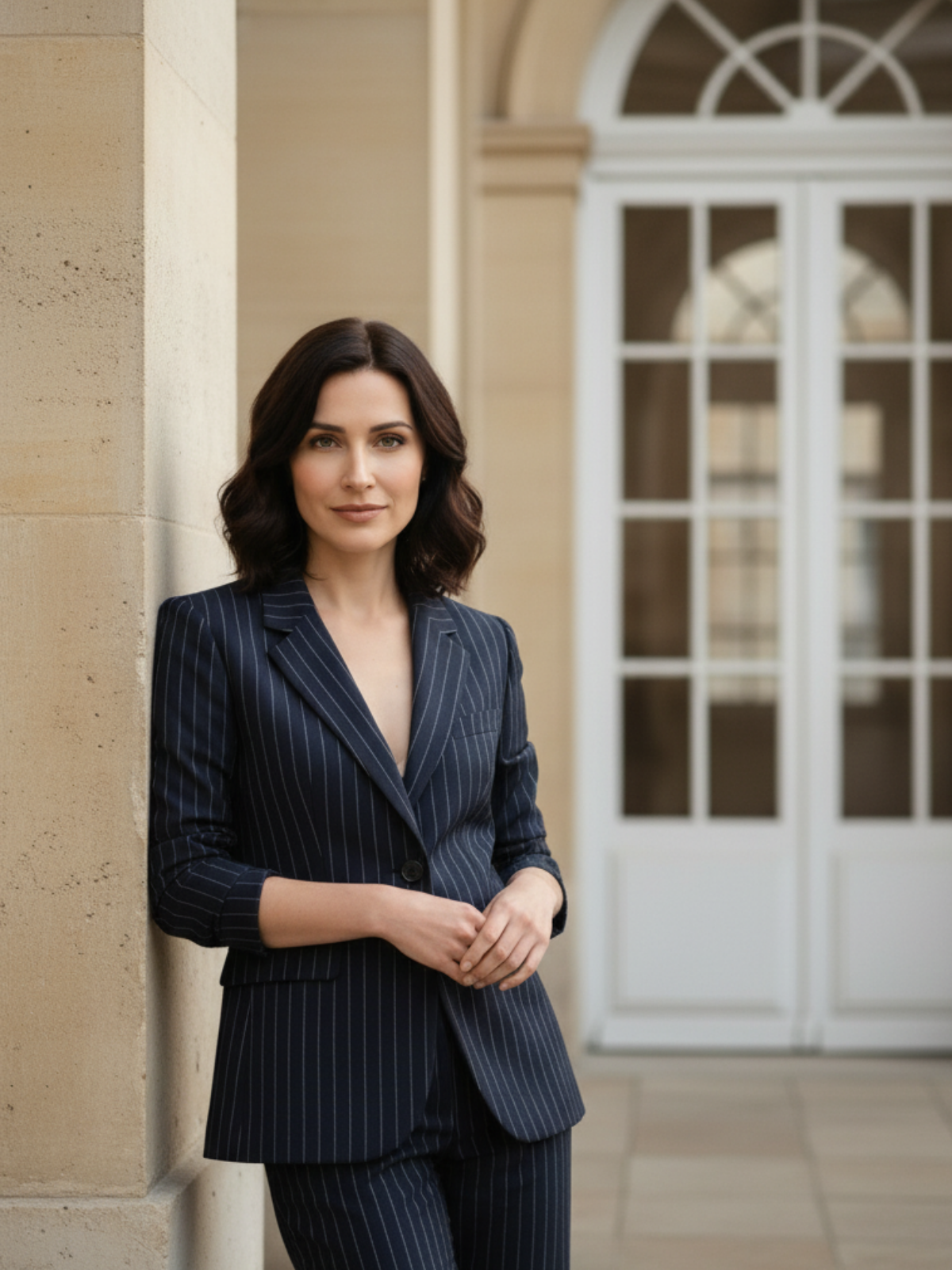 Nadelstreifenanzug Set