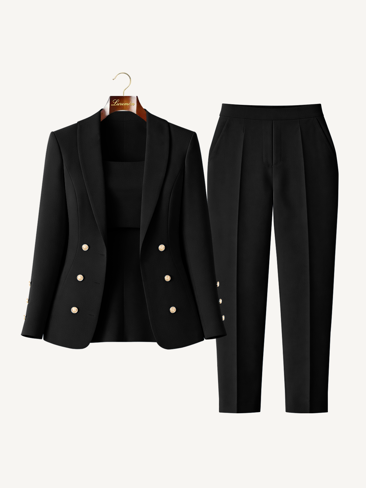 Dreiteiler Blazer Anzug Set