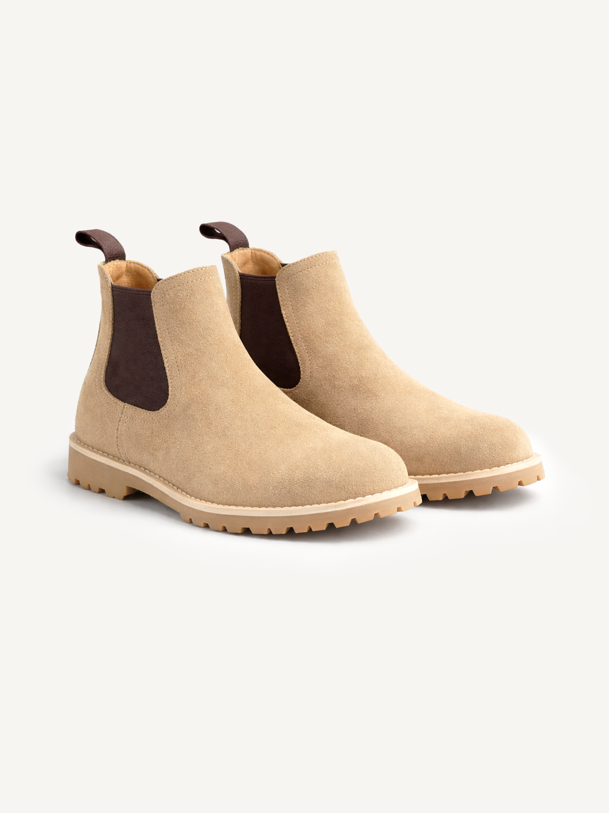 Sand Chelsea Wildleder Stiefel