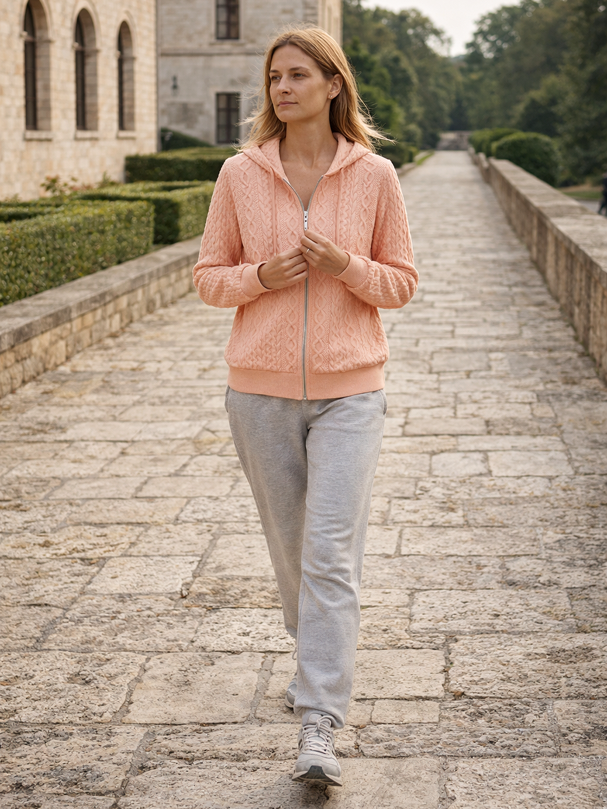 Elegante Zipper Blazerjacke