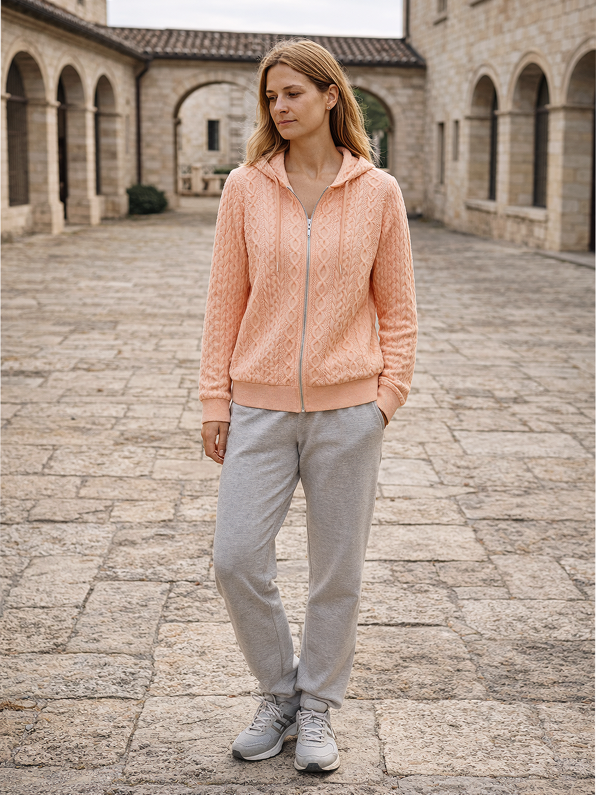 Elegante Zipper Blazerjacke