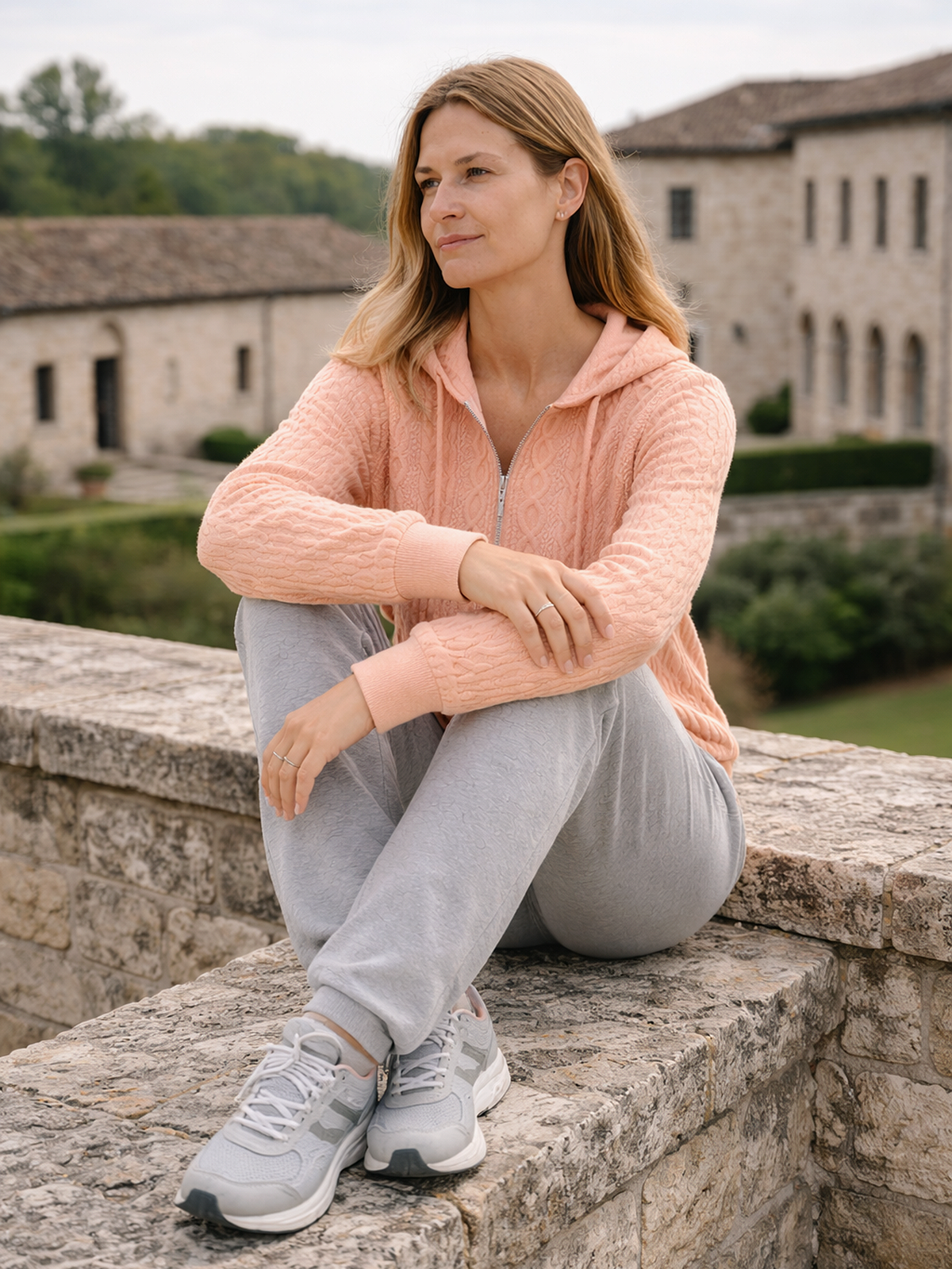 Elegante Zipper Blazerjacke