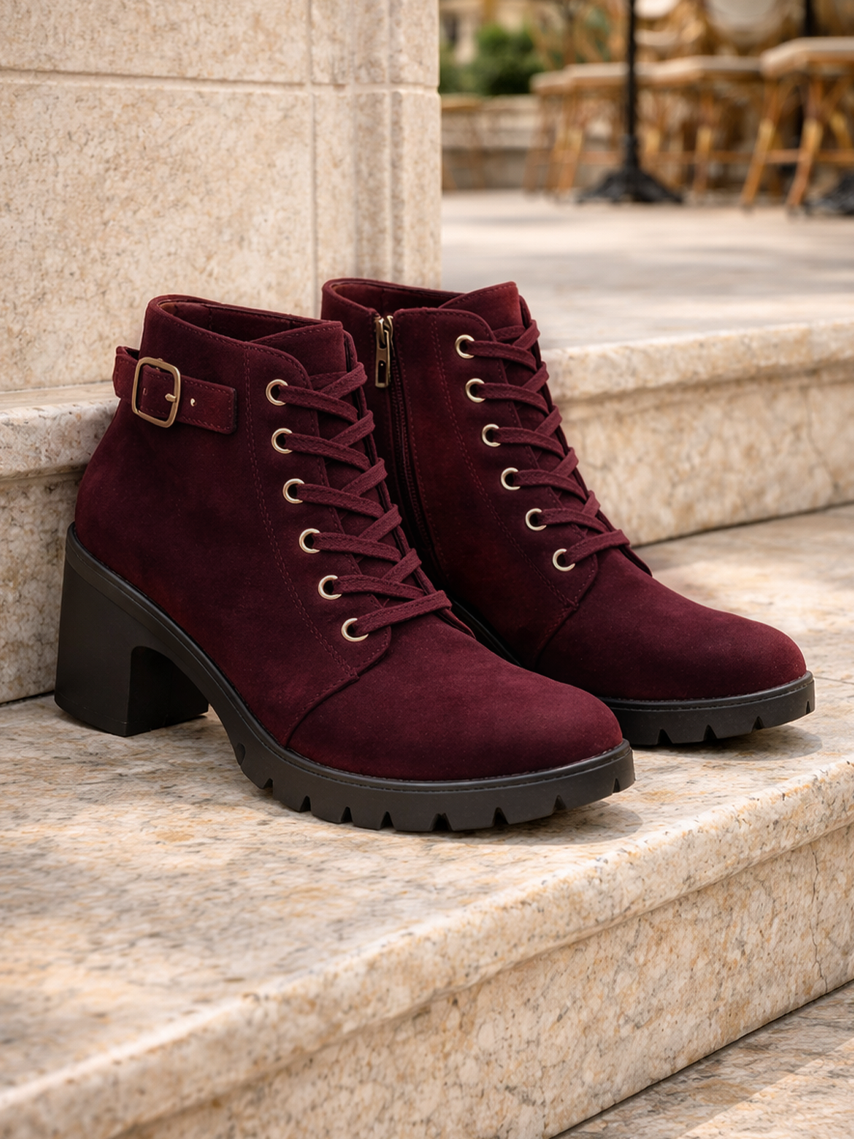 Blockabsatz Stiefeletten