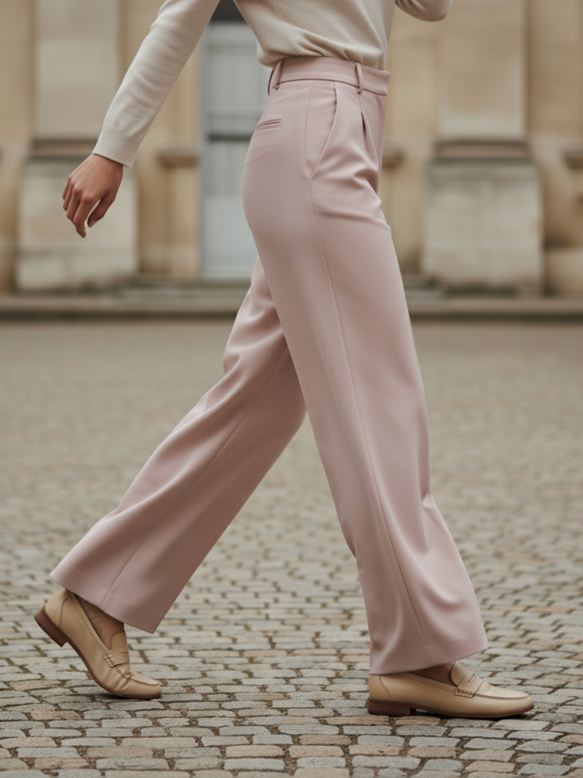 Wide-cut trousers