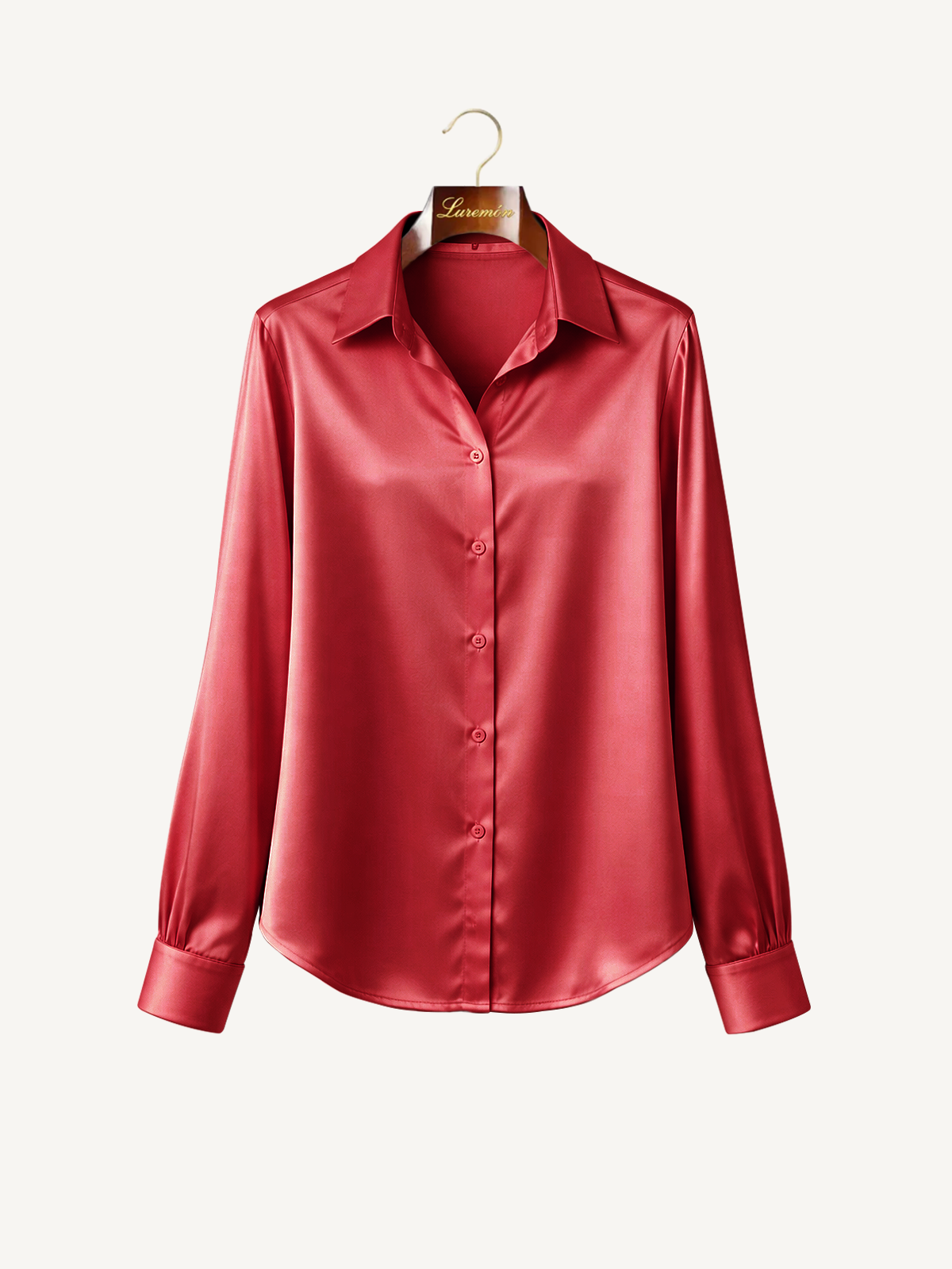 Satin Bluse im zeitlosen Chic Look