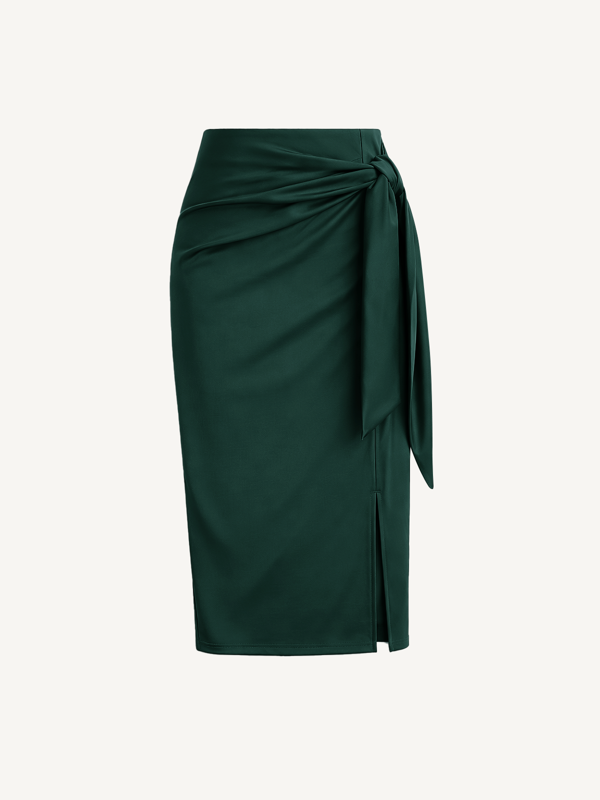 Knielanger High Waist Rock