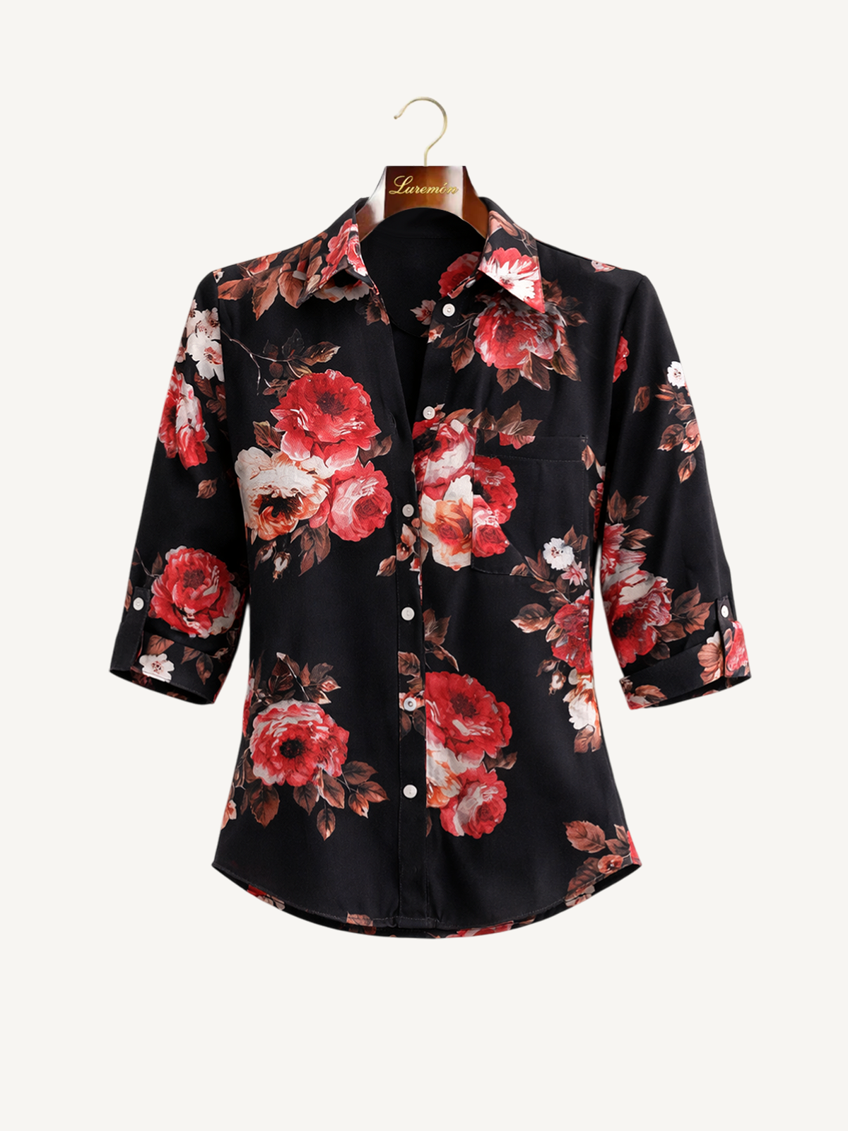 Geometrische Print Bluse