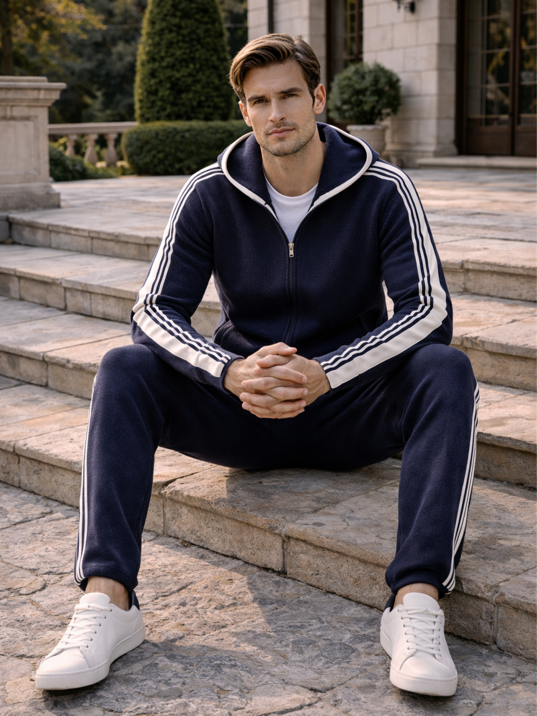 Modernes Freizeit Set mit Jacke und Hose