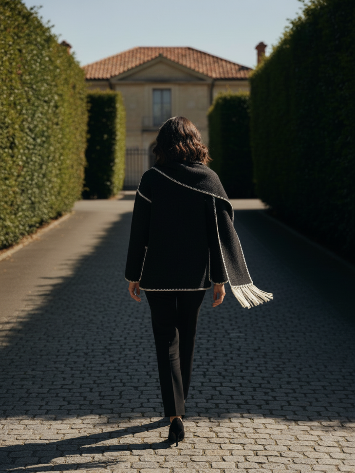 Kontrastfarbene Jacke