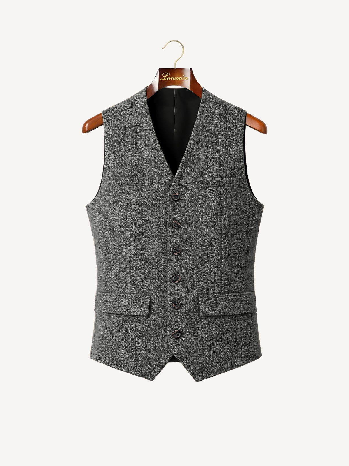 Strukturierte Anzugweste