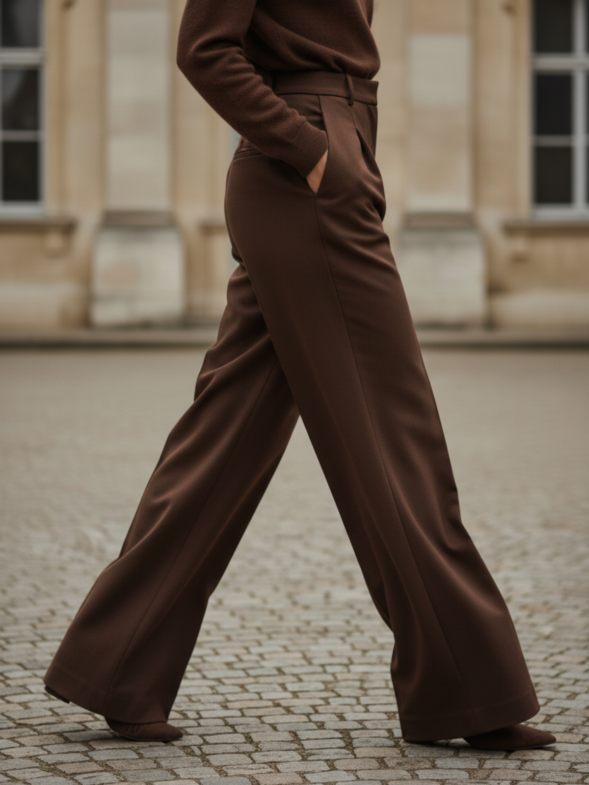 Wide-cut trousers
