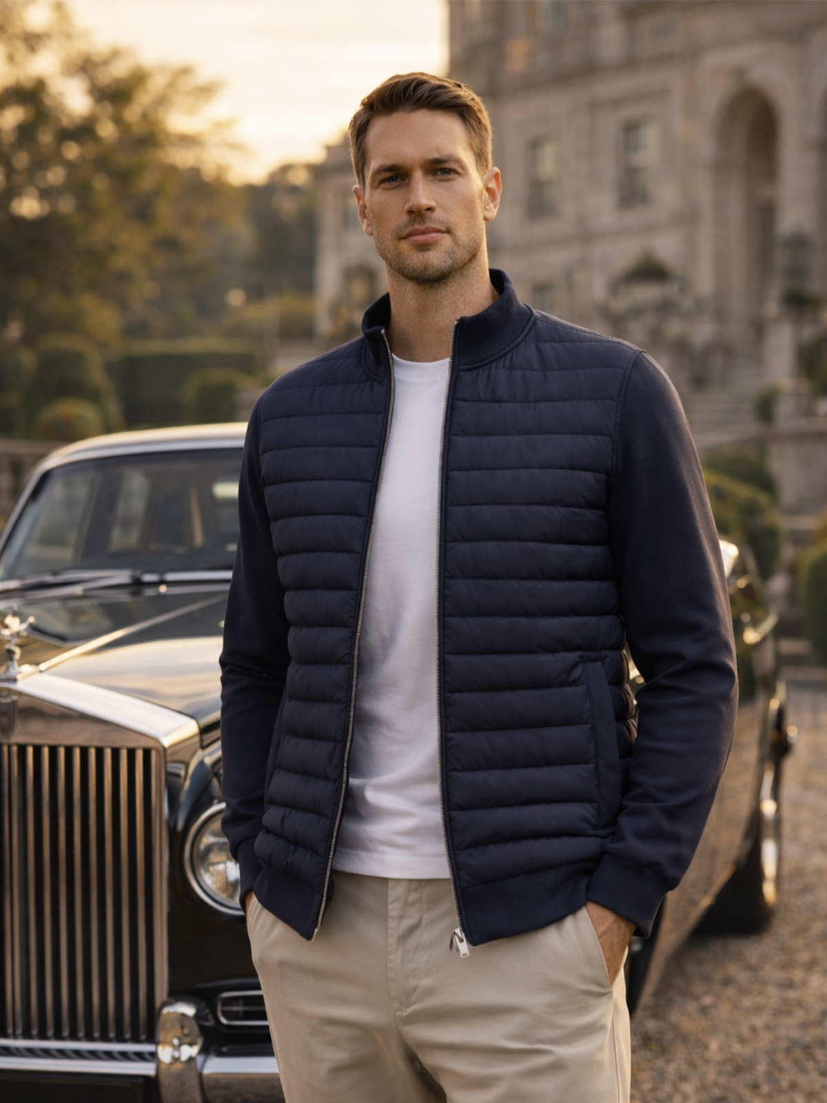 Leichte Hybrid Jacke