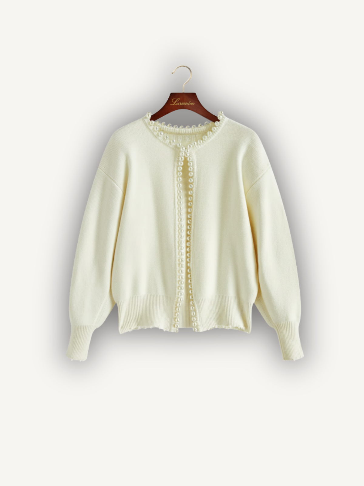 Perlenstrick Cardigan