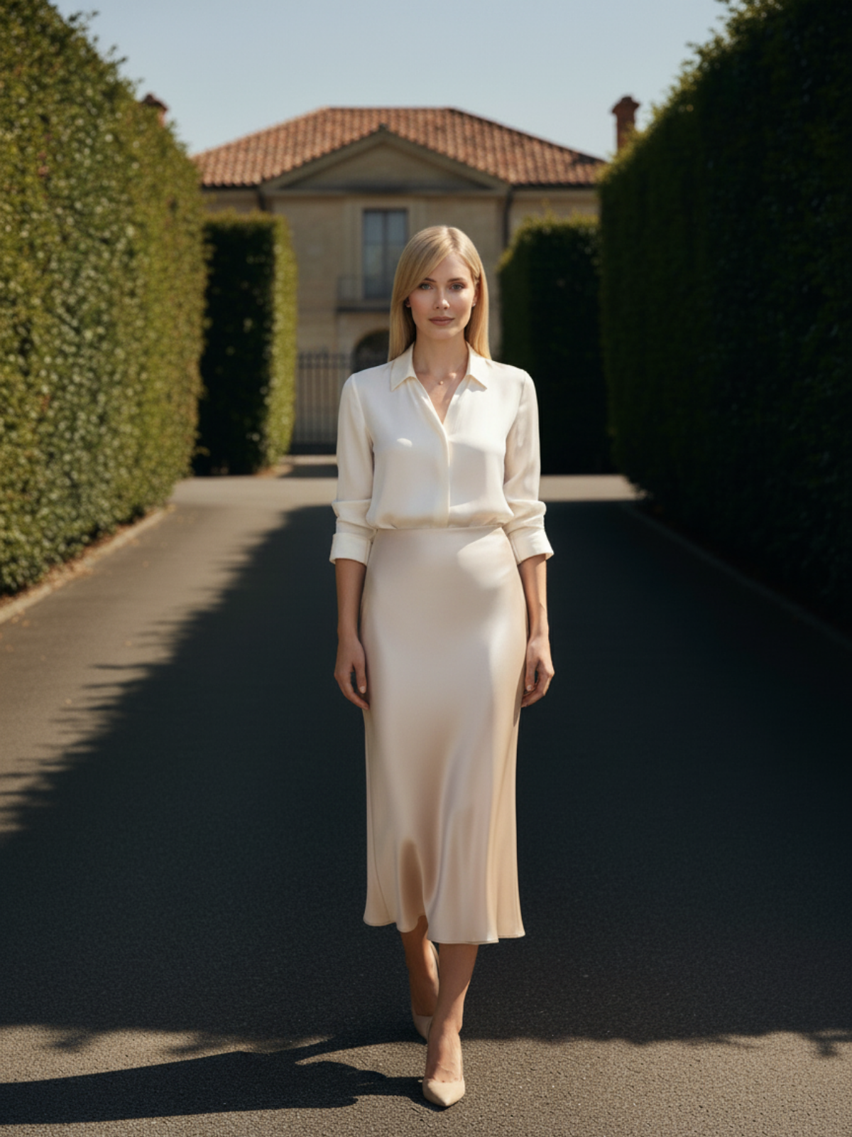 Vienna Eleganter Seidenrock